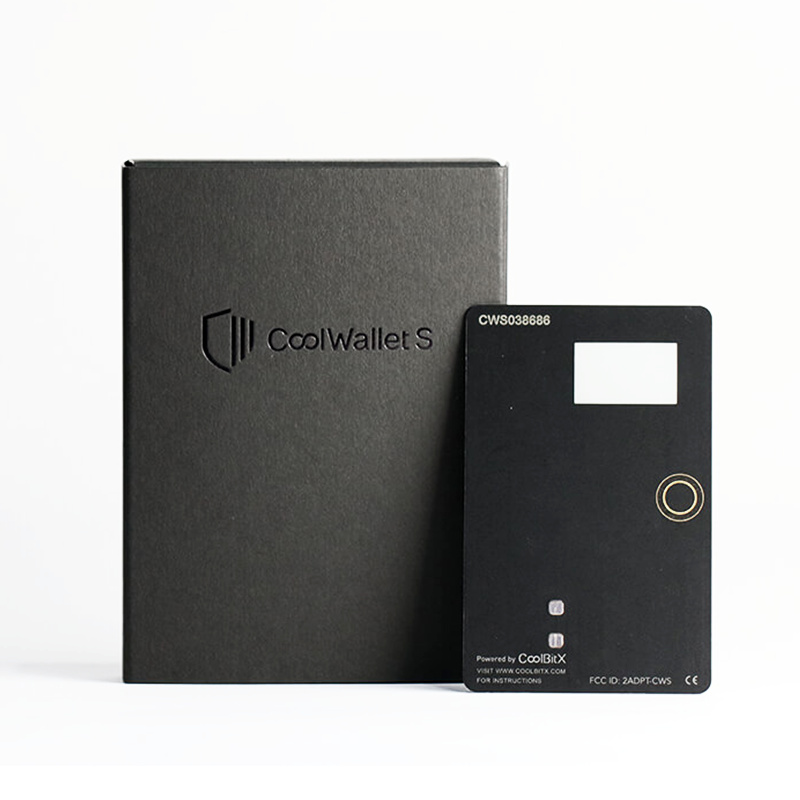 CoolWallet S Bitcoin Cryptocurrency Wallet