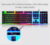 USB 2.0 Backlit LED Professional 104 Keys Keyboard Mouse Combos Home Notebook Desktop Computer Gaming Keyboard G21