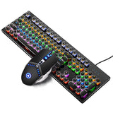 USB 2.0 Mechanical Gaming Keyboard mouse 4 Adjustable DPI Backlit RGB LED Professional 104 Keys CE certified ZK-4
