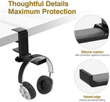 Headphone Hook Premium Aluminum Scratch-Free ScrewPadding