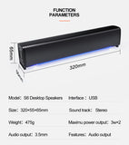 Wireless Speaker Car Smart Subwoofer Portable Soundbar DJ Speaker Box TV Speaker Gaming Projectors S6