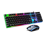 USB 2.0 Backlit LED Professional 104 Keys Keyboard Mouse Combos Home Notebook Desktop Computer Gaming Keyboard G21