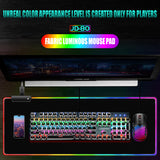 LED RGB USB Mousepad Desk pad Gaming Large Water-resistant Non-slip 90x40cm 80x30cm 25x30cm RGB 7 Colour Mouse pad
