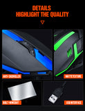 USB 2.0 Wired Optical Mouse Home Office Business Notebook Desktop Computer Flat Gaming Mouse V1-1