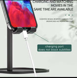 IKAKU KAKU Universal Phone Holder Desktop Stand Height Angle Adjustable Free Rotation Live Lazy Smartphone