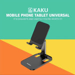 IKAKU KAKU Universal Phone Holder Desktop Stand Height Angle Adjustable Free Rotation Live Lazy Smartphone