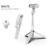 L02 3 in1 Multifunction Mobile Phone Tripod Selfie Stick bluetooth monopod 360° rotation portable extendable