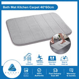 Bath Mat Kitchen Carpet 40*60cm | Water Absorption Rug Shaggy Memory Foam Bathroom Mat Kitchen Floor Mat