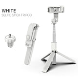 L02 3 in1 Multifunction Mobile Phone Tripod Selfie Stick bluetooth monopod 360° rotation portable extendable