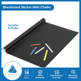Blackboard Sticker Easy Stick On Wall For Home Study And School & Office