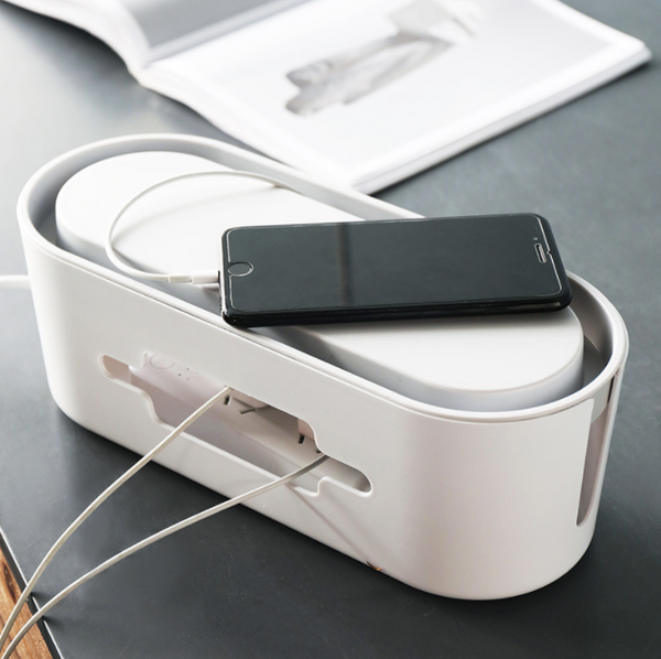 Cable Management Box Cable Organizer Box Large Size Cord Box – BOUGHTNEX