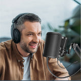 Metal Screen Pop Filter Shield Noise Reduction Adjustable Gooseneck Mount Scratch Proof