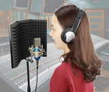 Mic Foam Foldable Adjustable Sound Absorbing Vocal Recording