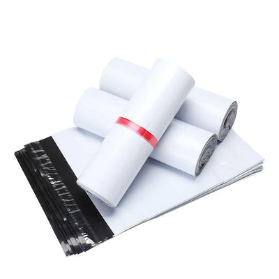 50pc White Polymailer Bag / Courier Bag / Mailer Bag / Posting Plastic Bag Various Sizes
